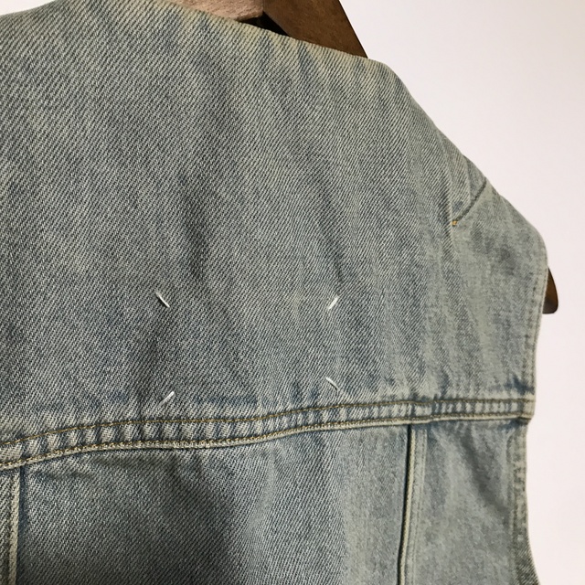 Maison Martin Margiela 17SS デニム再構築ベスト レビュー高評価の