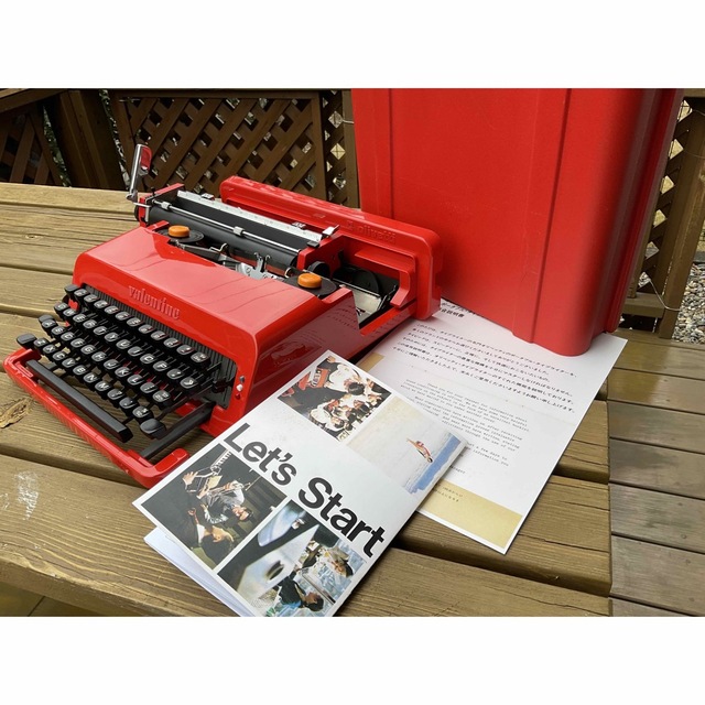 Olivetti valentine.  整備済　完動品　中古品　超美品