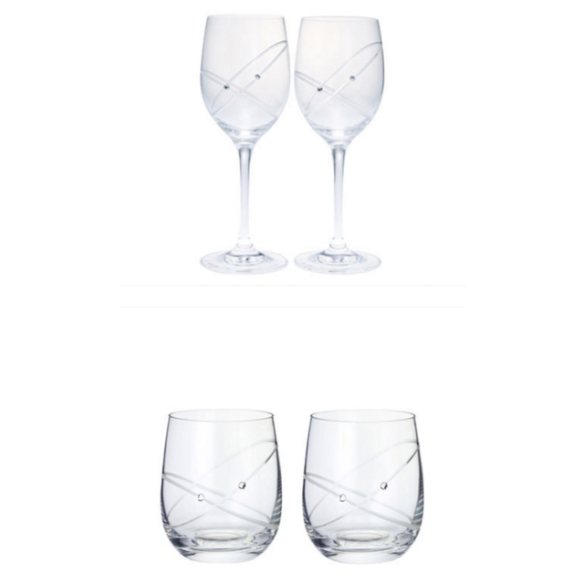 【逸品】 【未使用】Wedgwood ワイン&タンブラーグラス セット グラス/カップ