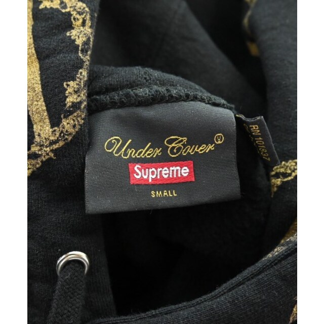 Supreme シュプリーム パーカー S 黒xゴールド総柄