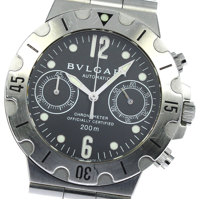超歓迎】 BVLGARI メンズ_739656 自動巻き SCB38S クロノグラフ