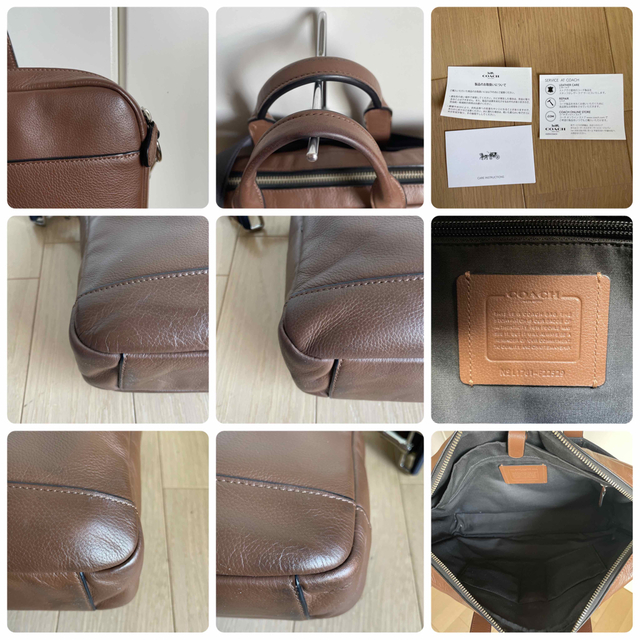 コーチ COACH ハミルトン スポーツビジネスバッグF22529マホガニー 9