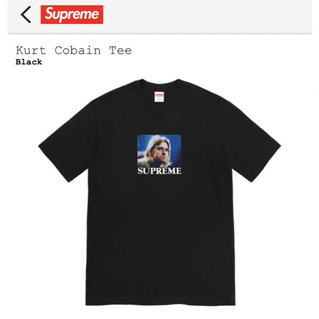 Supreme(シュプリーム)のSupreme Kurt Cobain Tee シュプリーム カート コバーン メンズのトップス(Tシャツ/カットソー(半袖/袖なし))の商品写真