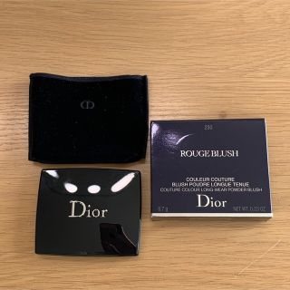 ディオール(Dior)のお値下げ　ディオール　パウダーチーク　コーラルピンク(チーク)