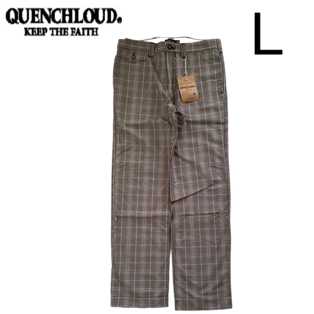 未使用 Lサイズ QUENCHLOUD チェックパンツ  PANT グレー