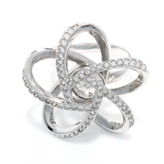 スワロフスキー(SWAROVSKI)のスワロフスキー リング - シルバー×クリア(リング(指輪))