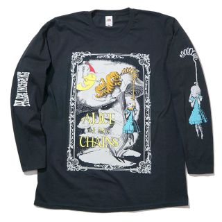 フルーツオブザルーム(FRUIT OF THE LOOM)のALICE IN CHAINS ロングスリーブTシャツ Wonderland(Tシャツ/カットソー(七分/長袖))