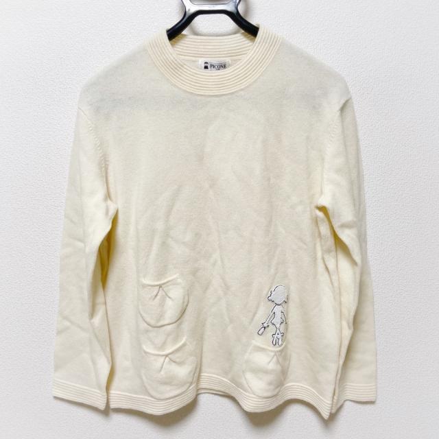 ピッコーネ 長袖セーター サイズ40 M美品 | cirugialaservision.com