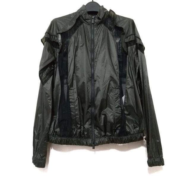 sacai サカイ フェイクシアリング×ナイロンブルゾン グレー 1サイズ