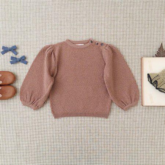 SOORPLOOM  Agnes sweater (FLAX) 4Y