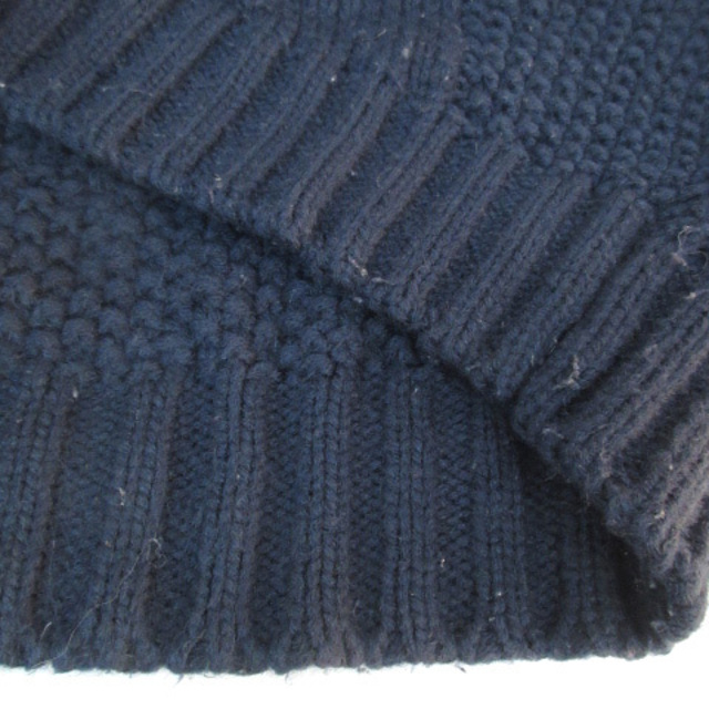 GYDA(ジェイダ)のジェイダ ニット セーター 長袖 Vネック ケーブル編み F 紺 /FF18 レディースのトップス(ニット/セーター)の商品写真