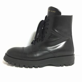 プラダ(PRADA)のプラダ ショートブーツ 39 レディース - 黒(ブーツ)