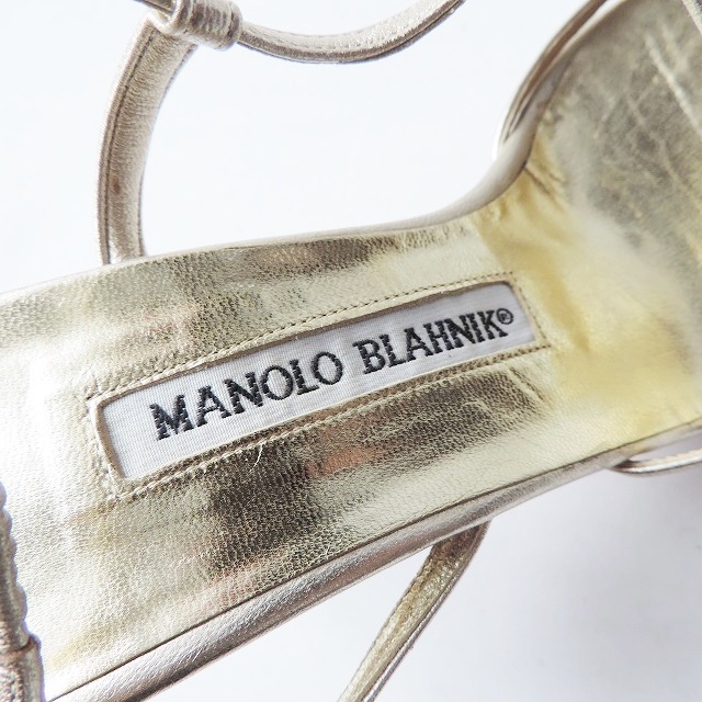 MANOLO BLAHNIK(マノロブラニク)のマノロブラニク サンダル 35 レディース - レディースの靴/シューズ(サンダル)の商品写真