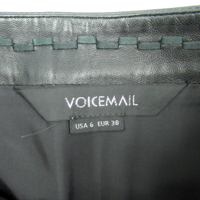 VOICEMAIL(ヴォイスメール)のヴォイスメール VOICEMAIL フレアスカート ミモレ丈 ラムレザー 38 レディースのスカート(ひざ丈スカート)の商品写真