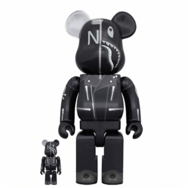 NEIGHBORHOOD(ネイバーフッド)のBE@RBRICK BAPE × NEIGHBORHOOD 100%&400% エンタメ/ホビーのフィギュア(その他)の商品写真