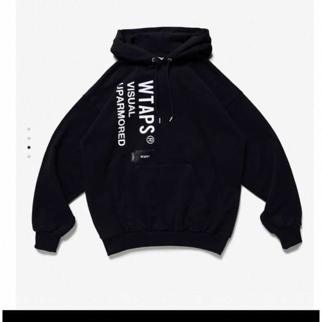 W)taps(ダブルタップス)のWTAPS VISUAL UPARMORED HOODY 黒 XL 新作 パーカ メンズのトップス(パーカー)の商品写真