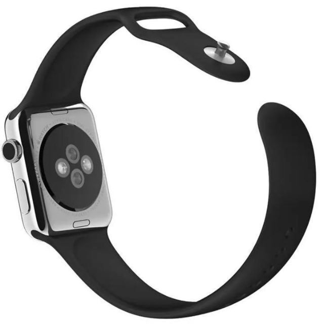 ラバーバンド ホワイト 42/44/45/49 S/M アップルウォッチベルト メンズの時計(腕時計(デジタル))の商品写真