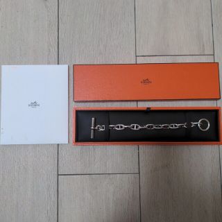 週末まで値下　Hermes シェーヌダンクル　GM 13コマ　シルバー　エルメス