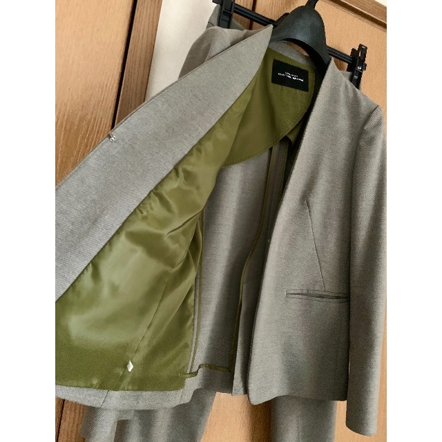 UNITED ARROWS green label relaxing(ユナイテッドアローズグリーンレーベルリラクシング)の【green label relaxing】ボタニーサージ  スーツセット レディースのフォーマル/ドレス(スーツ)の商品写真