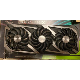 エイスース(ASUS)のASUS ROG-STRIX-RTX3080-O10G(PCパーツ)