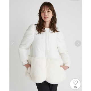 貴重 38 セルフォード ベルト付きダウンコート ミントグリーン 国産
