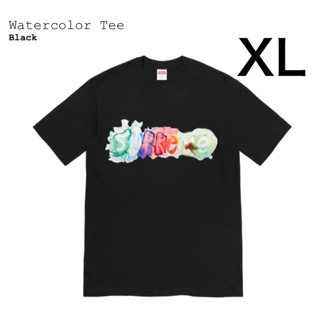 Supreme(シュプリーム)のSupreme Watercolor Tee ブラック XL シュプリーム メンズのトップス(Tシャツ/カットソー(半袖/袖なし))の商品写真