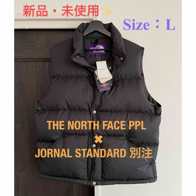 【新品】TNF PPL ✖︎ JS 別注 シェラ ダウンベスト Size：L