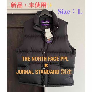 ザノースフェイス(THE NORTH FACE)の【新品】TNF PPL ✖︎ JS 別注 シェラ ダウンベスト Size：L(ダウンベスト)