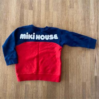 ミキハウス(mikihouse)のミキハウス　バッグロゴトレーナー(Tシャツ/カットソー)