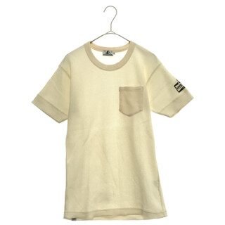 ヒステリックグラマー(HYSTERIC GLAMOUR)のHYSTERIC GLAMOUR ヒステリックグラマー 02191CT26 ワッフル生地 ポケット半袖Tシャツ カットソー オフホワイト(Tシャツ/カットソー(半袖/袖なし))