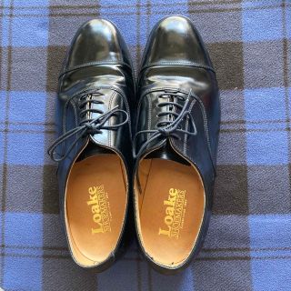 ローク(Loake)の英国製Loake ストレートチップ黒色サイズ7(約25.5cm)(ドレス/ビジネス)