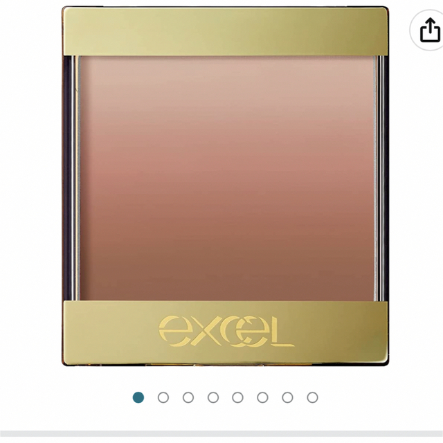 excel(エクセル)のexcel ブラッシュ　チーク コスメ/美容のベースメイク/化粧品(チーク)の商品写真