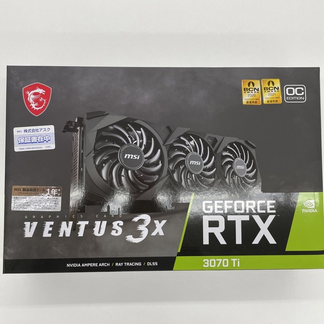 MSI RTX3070Ti Ventus 3X 8G OC未使用 グラボ 新品