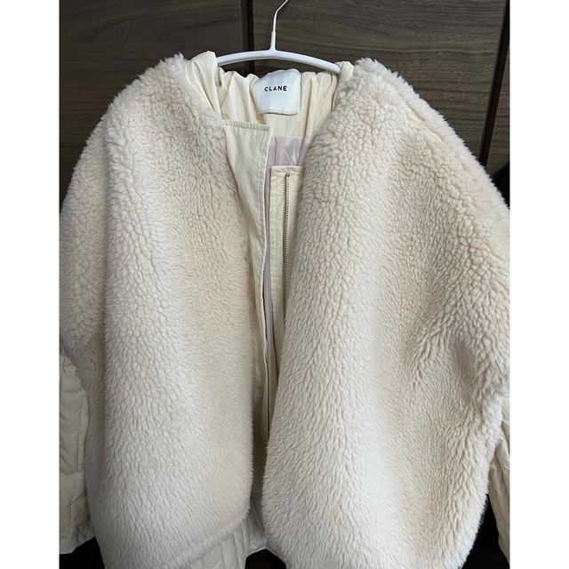 新品タグ付き】CLANE ボアベストレイヤードキルティングダウンコート
