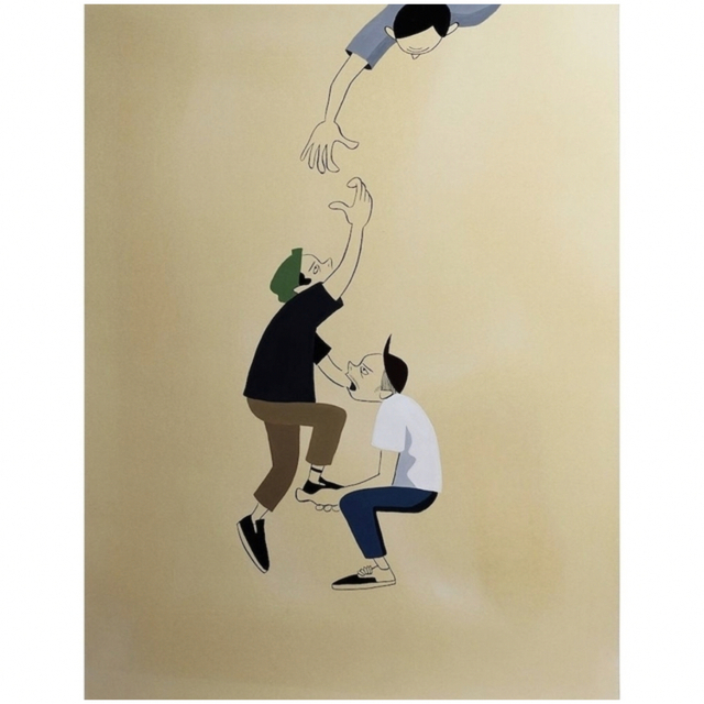 花井祐介 Yusuke Hanai ポスター JUXTAPOZ 限定品 花井祐介 Yusuke Hanai ポスター JUXTAPOZ 限定品