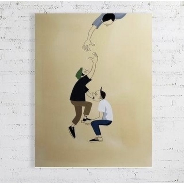 花井祐介 Yusuke Hanai ポスター JUXTAPOZ 限定品 花井祐介 Yusuke Hanai ポスター JUXTAPOZ 限定品