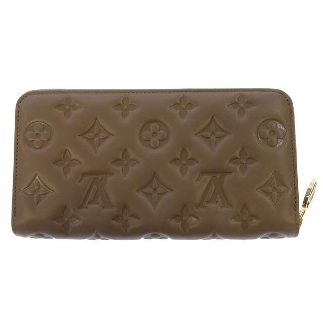 ルイヴィトン 長財布 モノグラム・ラムレザー ジッピーウォレット M81511 LOUIS VUITTON 財布 トープ