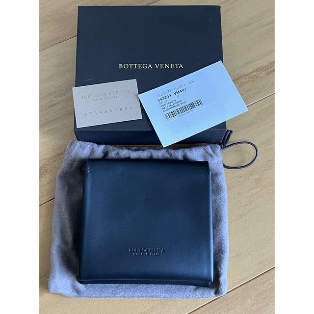 Bottega Veneta(ボッテガヴェネタ)のボッテガヴェネタ 未使用保管品 コンパクト財布 カーフ×スエード ユニセックス メンズのファッション小物(折り財布)の商品写真