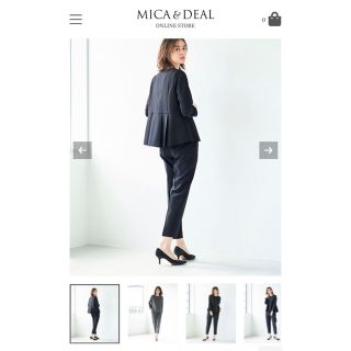 マイカアンドディール(MICA&DEAL)のMICA&DEAL  セットアップ　トップス未使用(セット/コーデ)