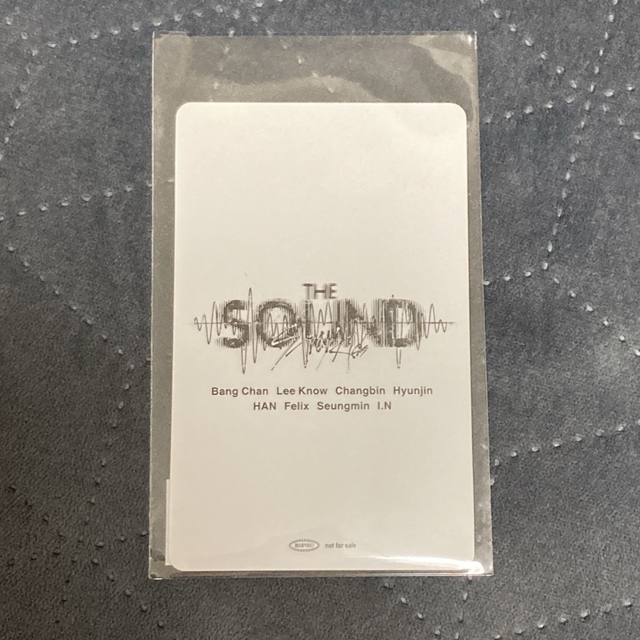 タレントグッズStray Kids THE SOUND ユニットトレカ リノ ハン FC限定