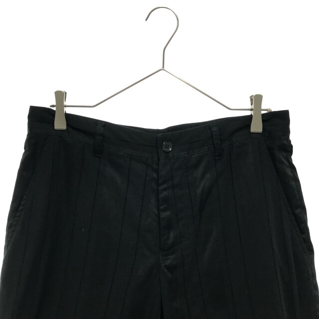 ANN DEMEULEMEESTER アンドゥムルメステール 19SS Stripe Trousers ストライプ スラックス トラウザーパンツ  ブラック 雑誌で紹介された