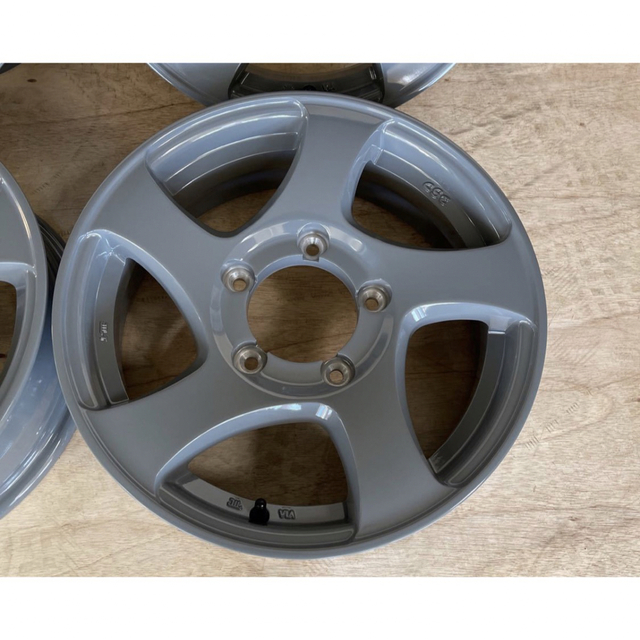 ジムニー 16×5.5J+22☆新品4本セット☆セメントグレー