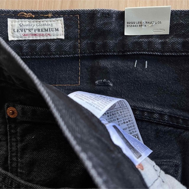 上質で快適 W36 Levi's 501 BLACK DENIM