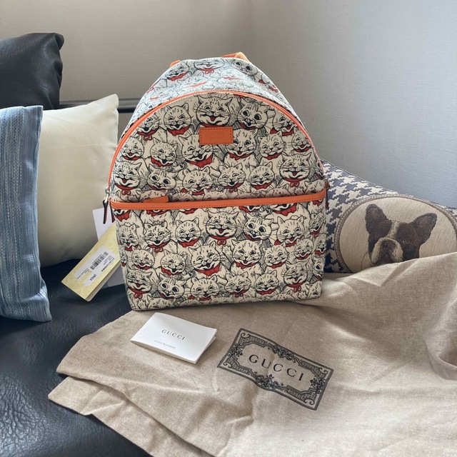 人気 Gucci - 新品 Gucci junior バックパック リュック バッグ ネコ
