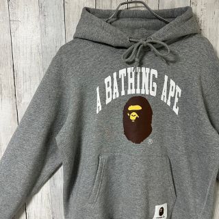 A BATHING APE パーカー ジップアップ センターロゴ ゴリラ