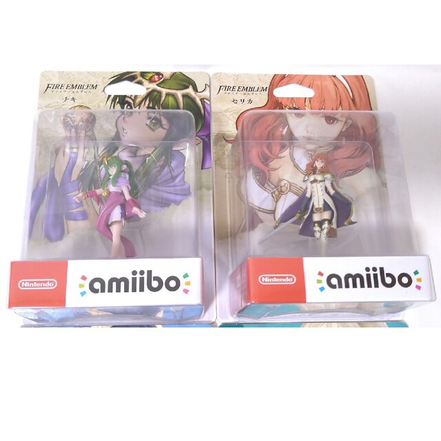 任天堂(ニンテンドウ)のamiiboセリカ、チキ、ルキナ、カムイ 4体セット エンタメ/ホビーのフィギュア(アニメ/ゲーム)の商品写真