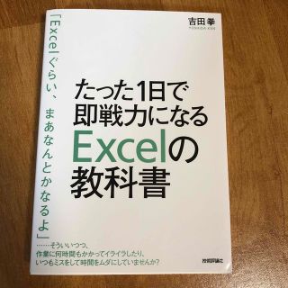 たった1日で即戦力になるExcelの教科書(コンピュータ/IT)