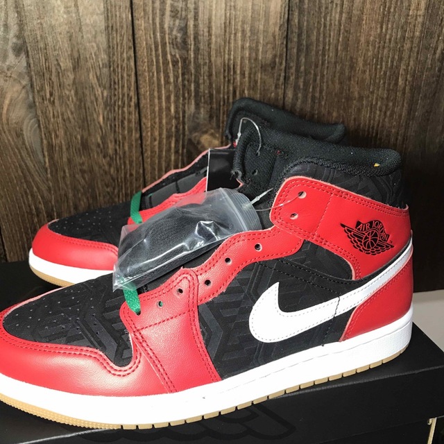 NIKE - 替え紐付き✨NIKE AIR JORDAN 1✨FIRE RED✨26.5cmの通販 by