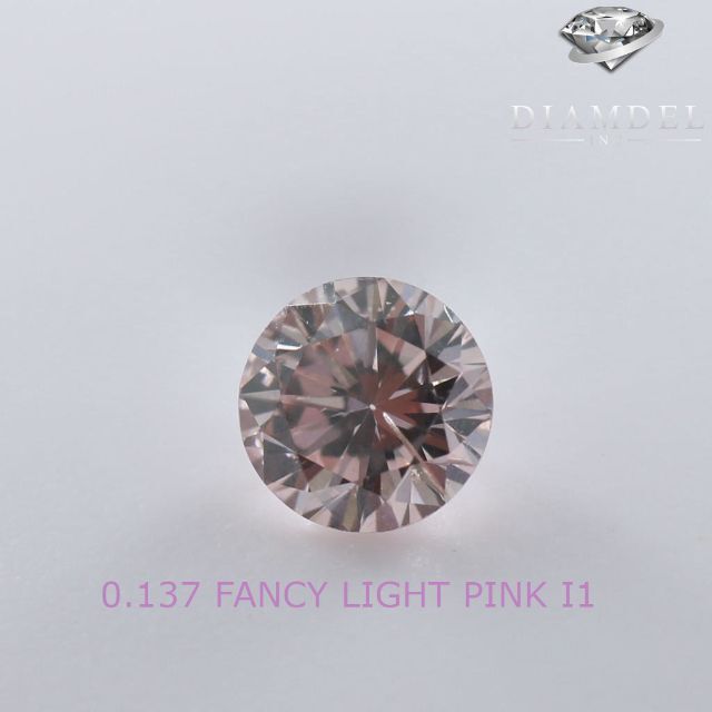 ピンクダイヤモンドルース/ F.LIGHT PINK/ 0.137 ct.