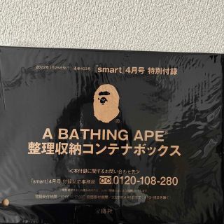 アベイシングエイプ(A BATHING APE)の新品 未開封 A BATHING APE® 整理収納コンテナボックス(ケース/ボックス)